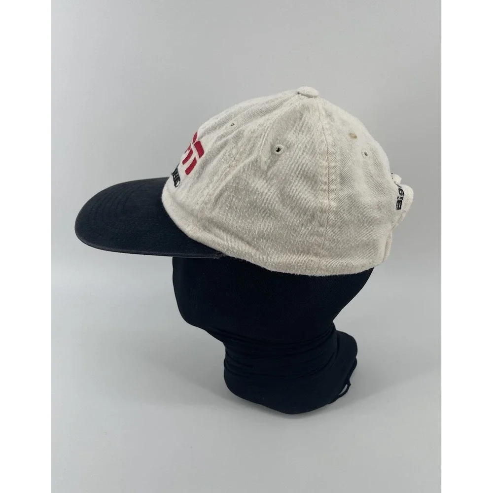 Vintage ESPN‎ The Magazine Strapback Hat Cap Cotton White  Black